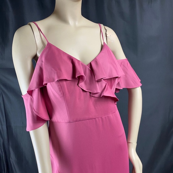 ROMANTIC PINK FRILL DRESS by NICOLE MILLER - Picture 2 of 3